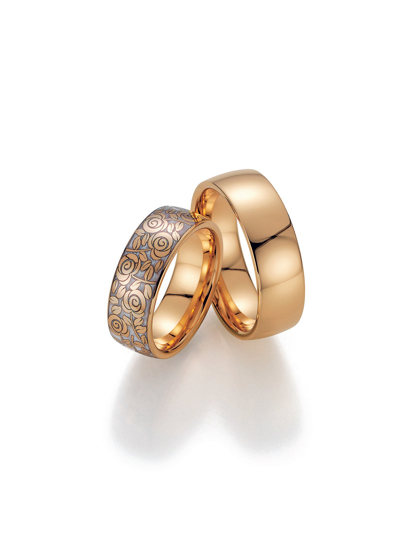 Fischer Trauringe Flora In voller Blüte