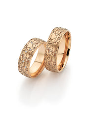 Fischer Trauringe Flora Mohnblume