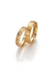 Fischer Trauringe Flora Blütenkranz