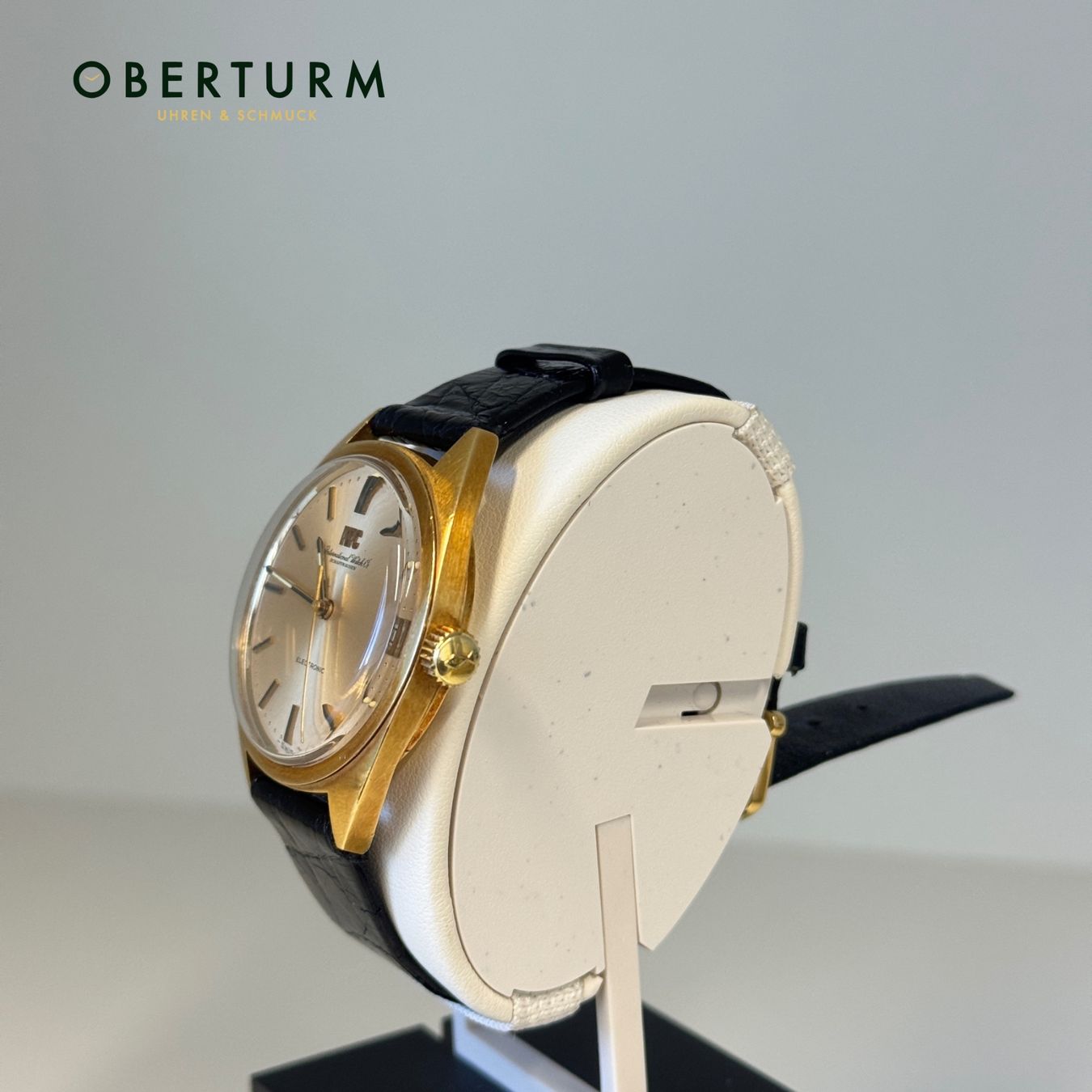 IWC Electronic Quarz, 18K Gold, 35 mm Vintage
