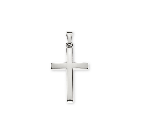 Anhänger Weissgold 750 Balken-Kreuz