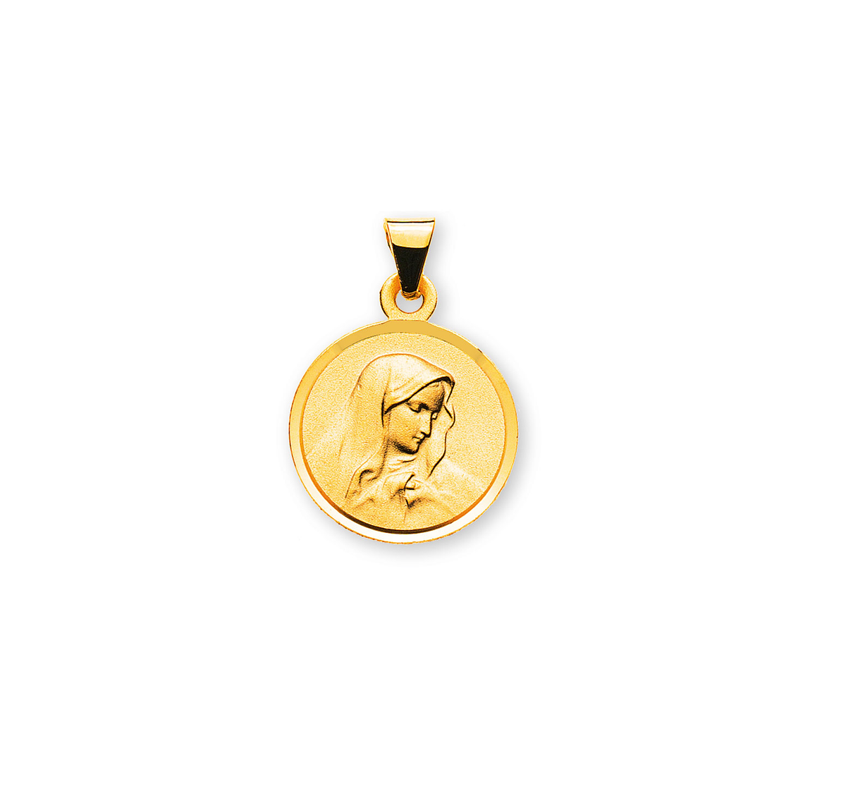 Anhänger Gelbgold 750 Medaille Dolorosa