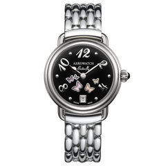 Aerowatch 1942 Lady Butterfly Quarz Damenuhr A 44960 AA03 M