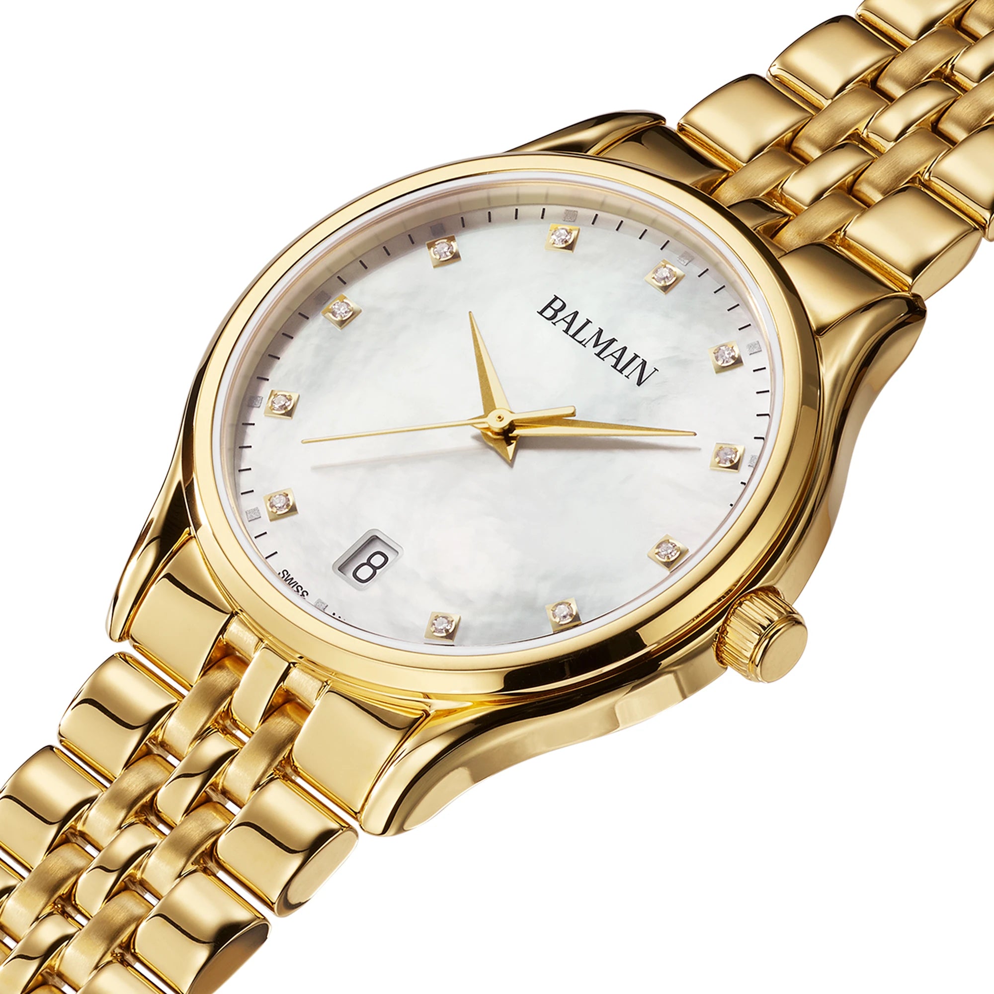 Balmain Beleganza Lady M Diamants Or 32 mm