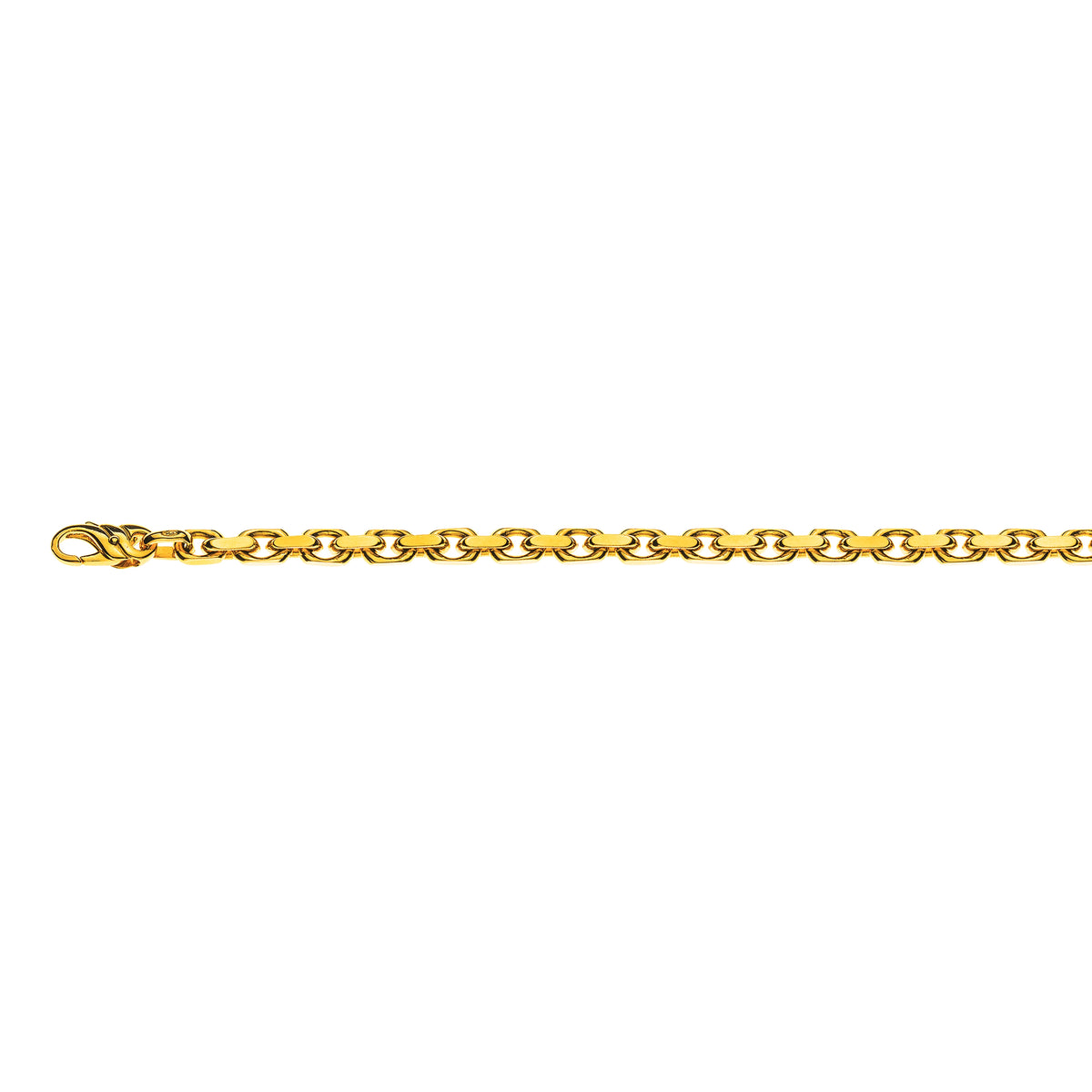 Armbänd Gelbgold 750 Anker Geschliffen, ca. 5.0 mm