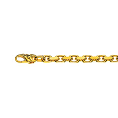 Armbänd Gelbgold 750 Anker Geschliffen, ca. 5.0 mm