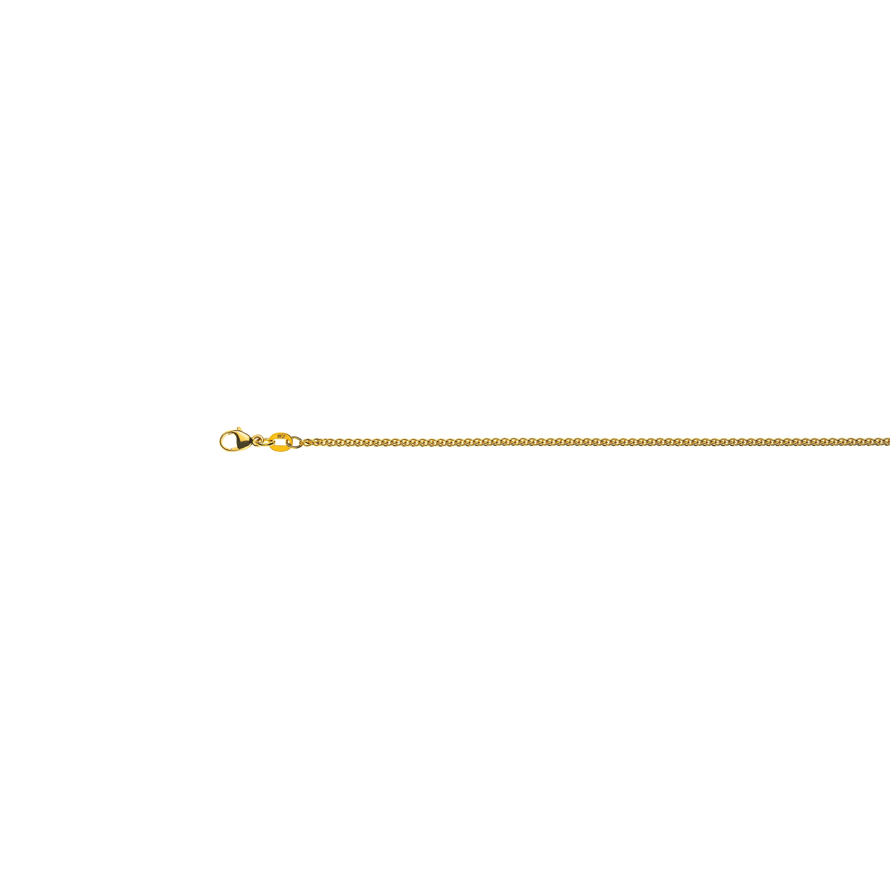 Zopf-Armband aus 750er Gelbgold: ca. 1,65 mm Breite