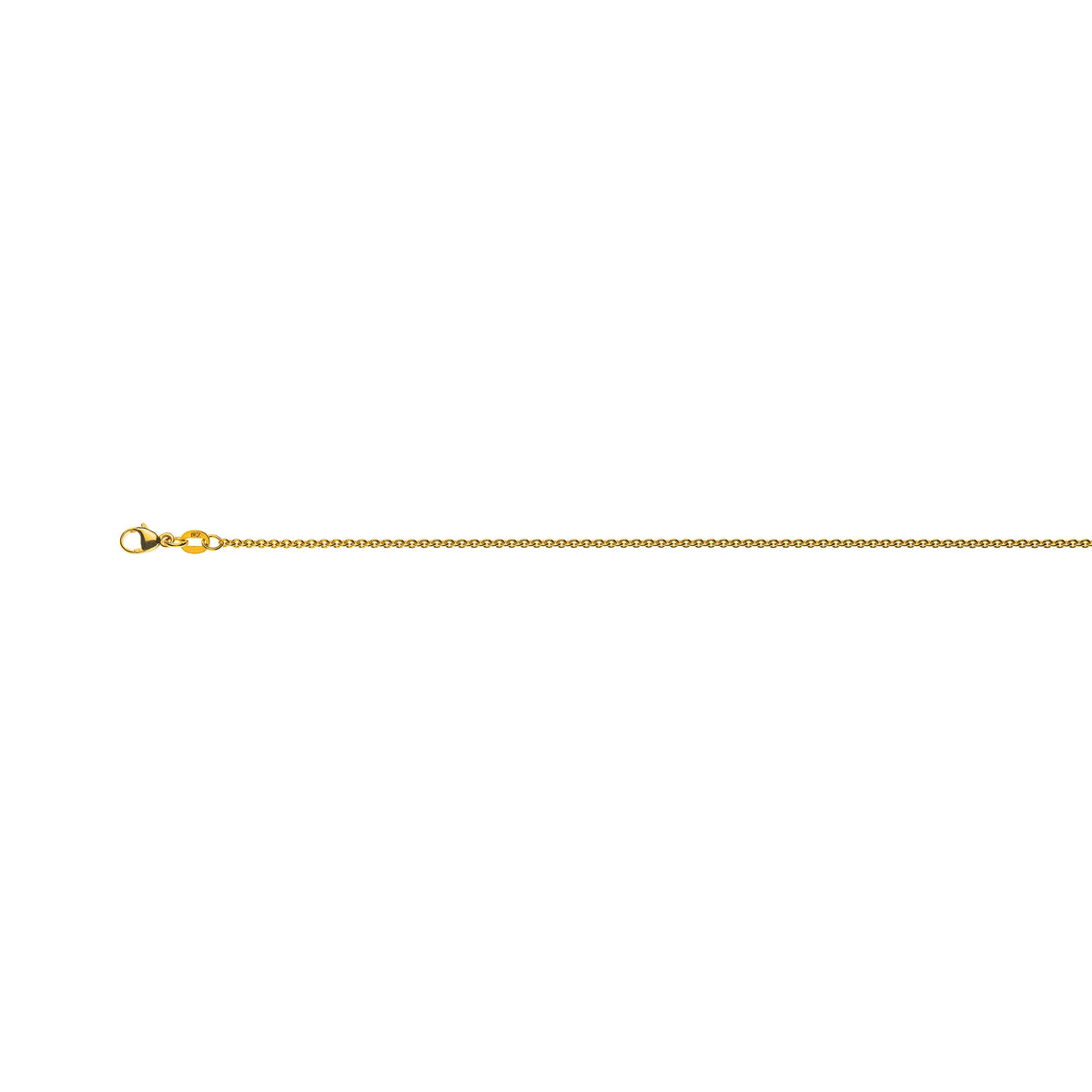 Rundanker Halskette aus 585er Gelbgold: ca. 1,7 mm Breite