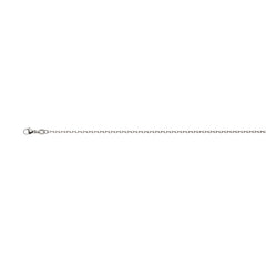 4-fach Geschliffene Anker Halskette aus Weissgold 750: 1,8mm Breite