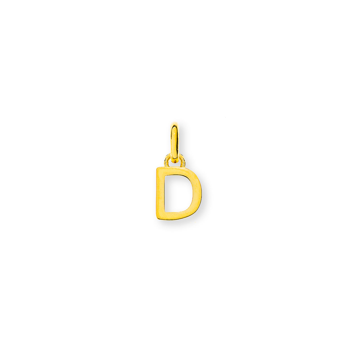 Anhänger Gelbgold 750 Buchstaben "D"