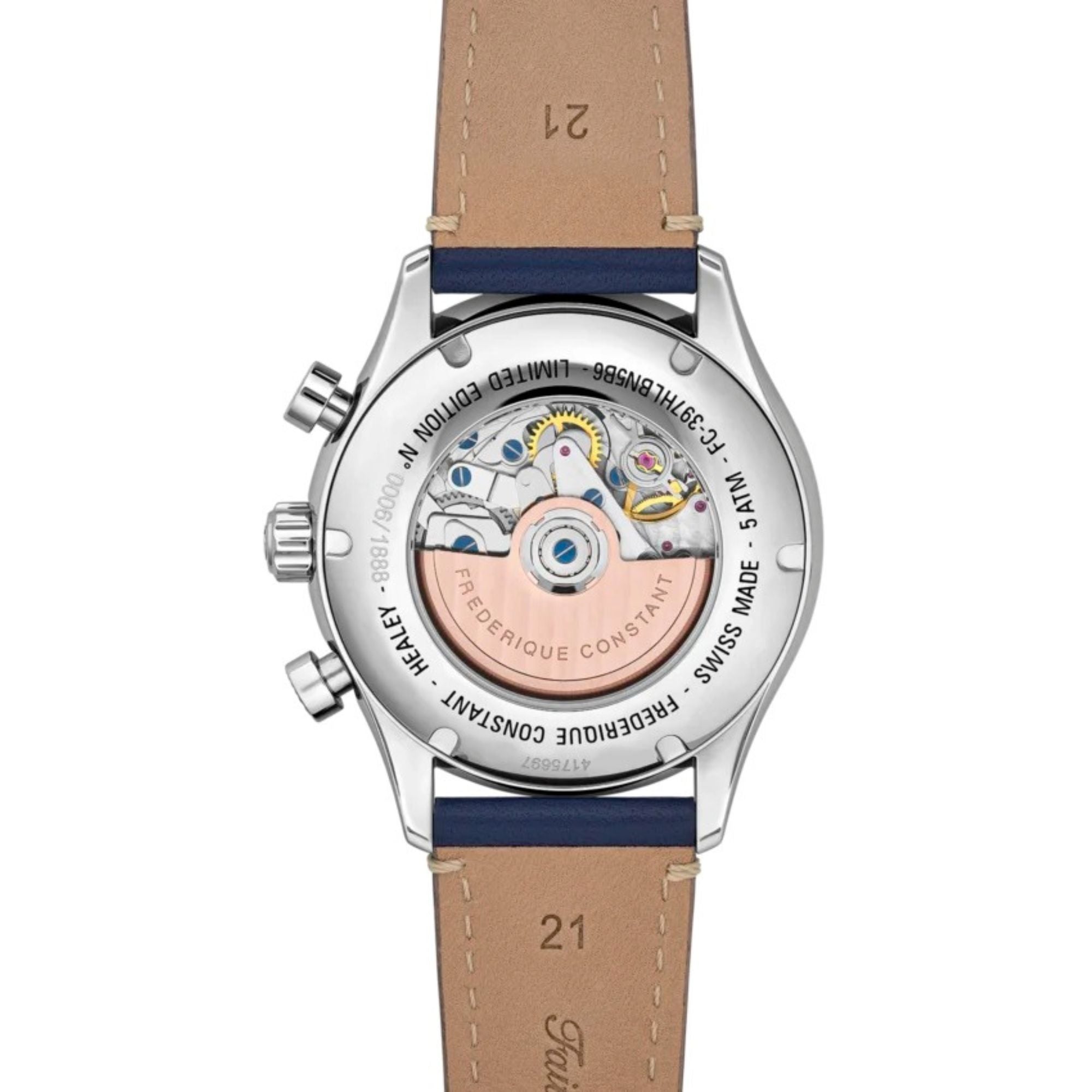 Orologio cronografo da uomo Frédérique Constant Vintage Rally Healey FC-397HDGR5B6