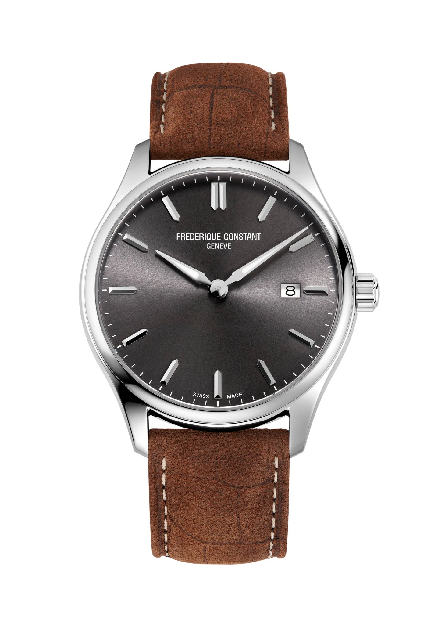 Frédérique Constant Classics Quartz Herrenuhr Grau