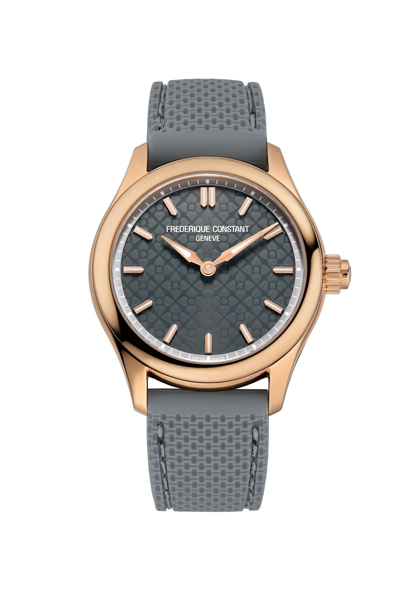 Frédérique Constant Vitality Smartwatch Damenuhr Rosé / Grau