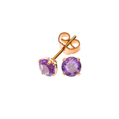 OFA3063 - Ohrringe Rotgold 750 mit 2 Amethysten