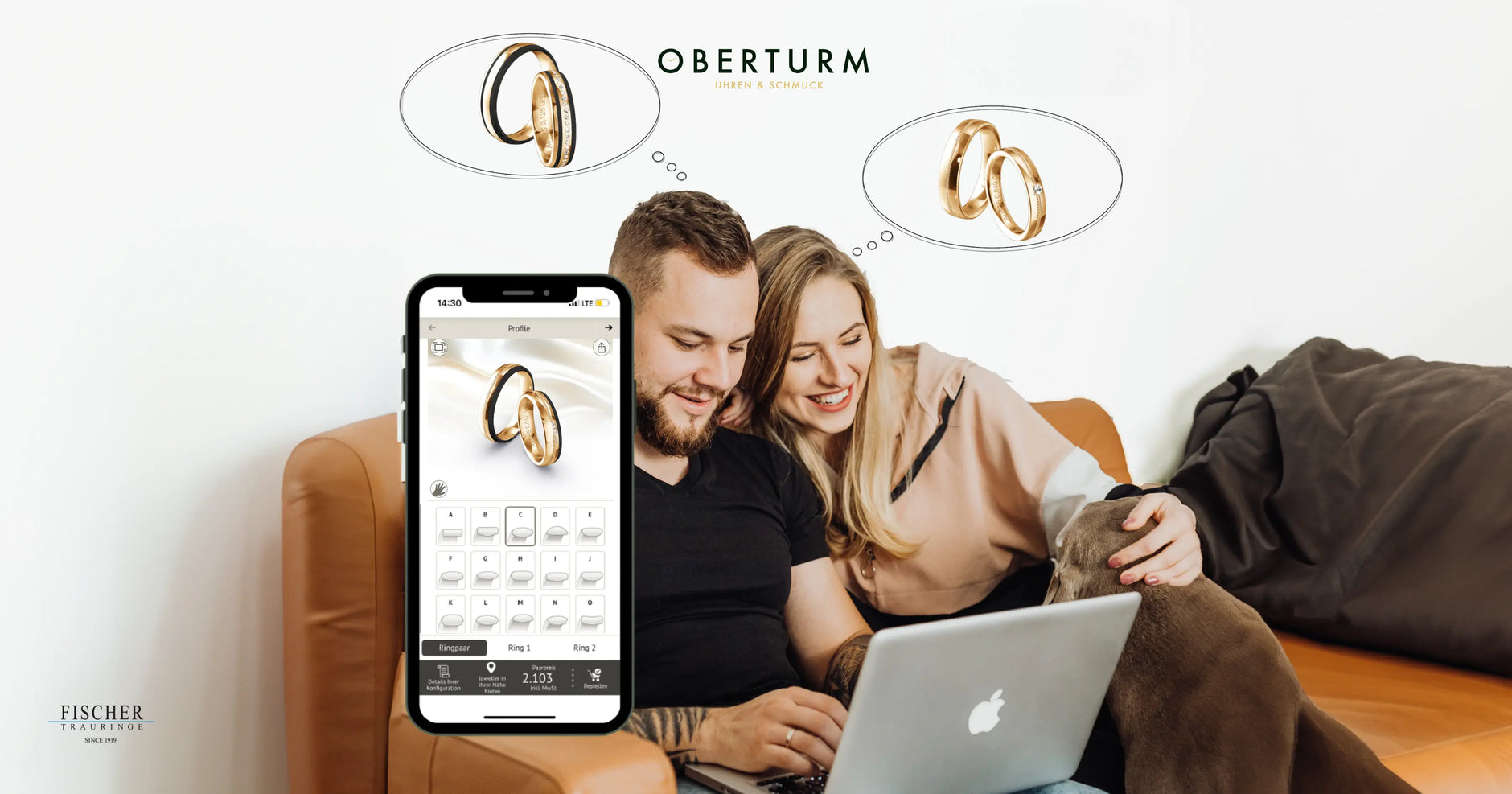 3D Trauring Konfigurator von Oberturm