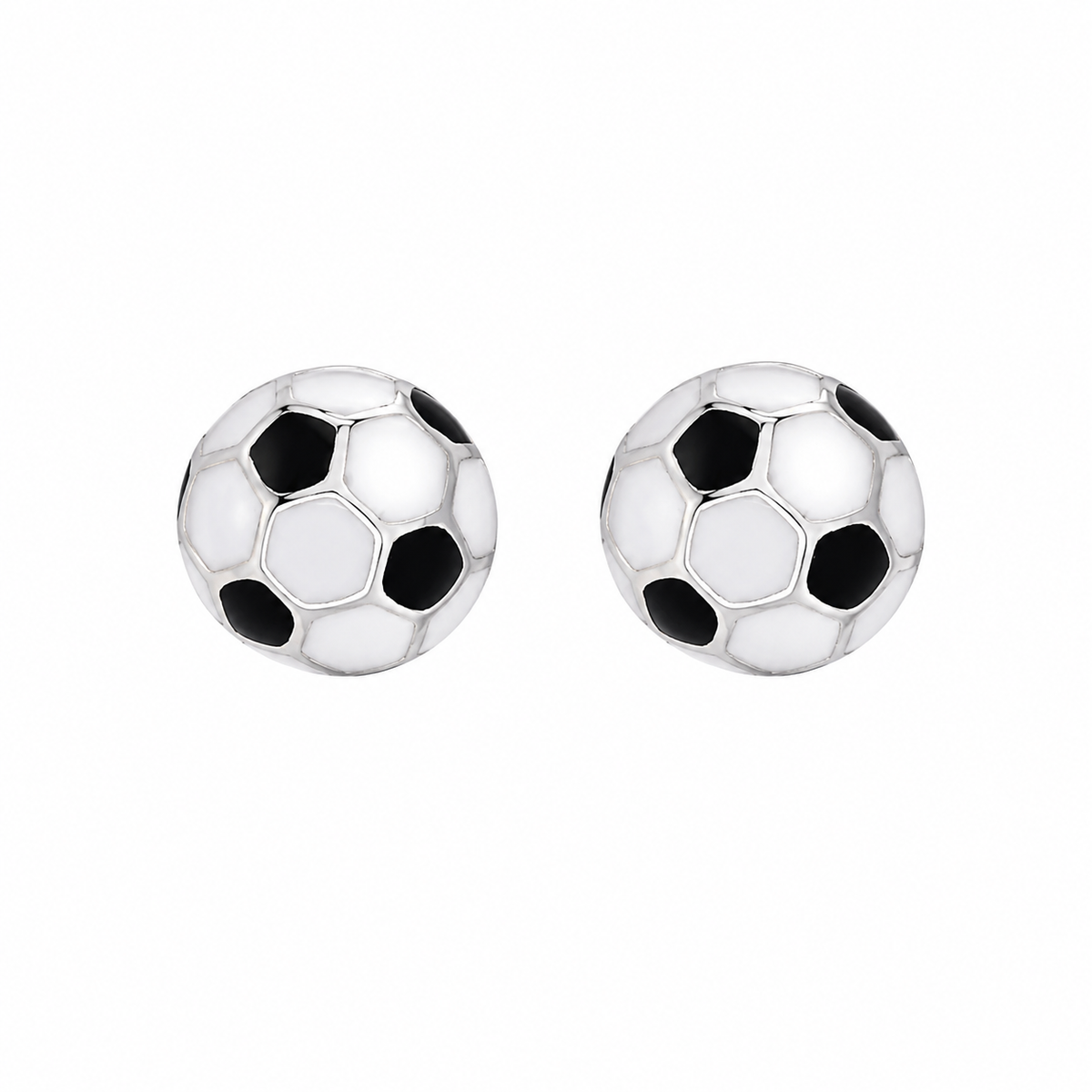 Ohrstecker Fussball Lack