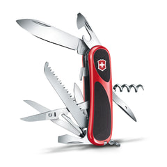 Victorinox SAK 2.3913.SC Rot Schwarz 15 Funktionen Sackmesser Swiss Made gute Qualität Taschenmesser in der Schweiz