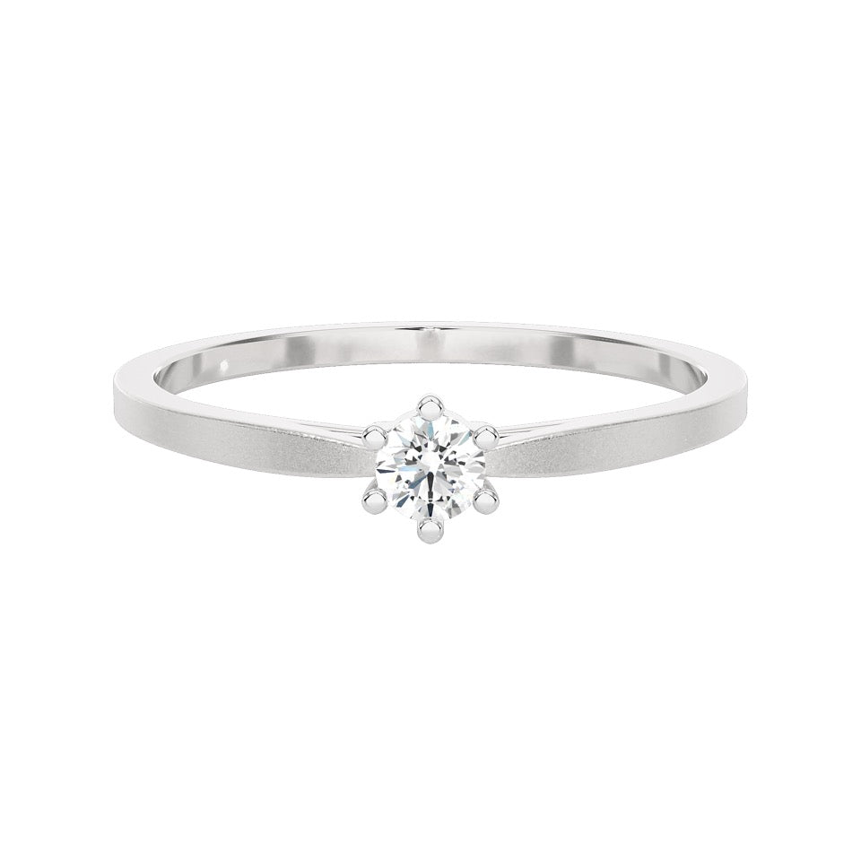 SUGH08 Solitär / Verlobungsring Tendance Diamant 0,10 Karat GSI Weissgold