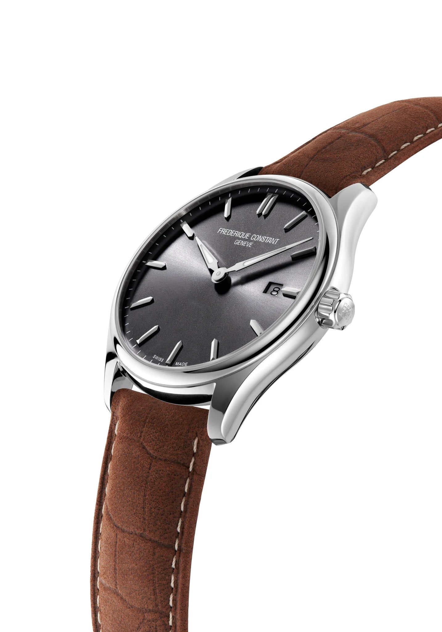 Frédérique Constant Classics Quartz Herrenuhr Grau