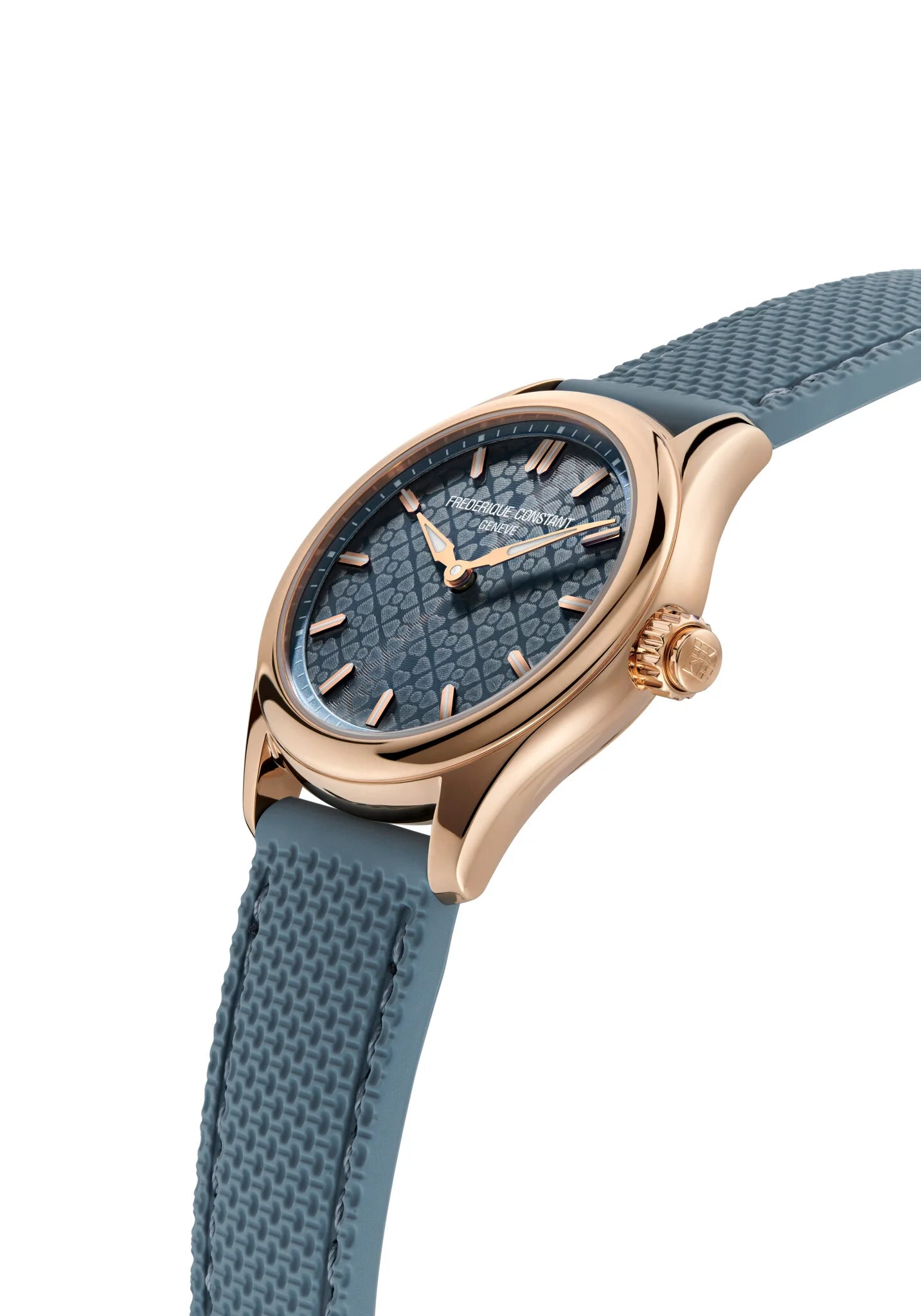 Frédérique Constant Vitality Smartwatch Damenuhr Rosé / Blau