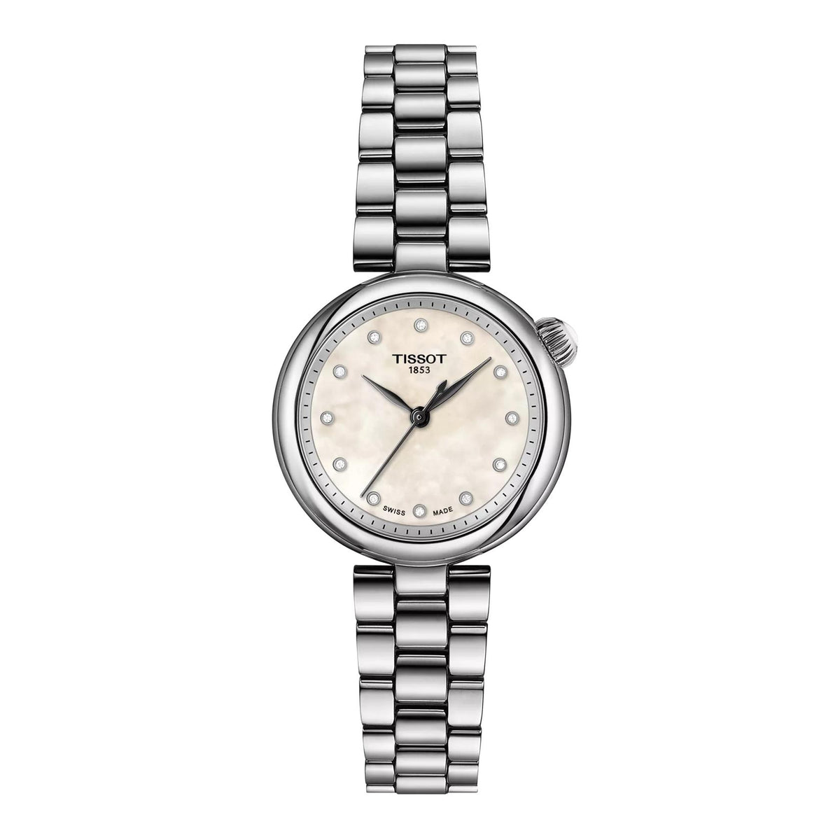 Tissot Desir Diamonds Damenuhr Silbrig