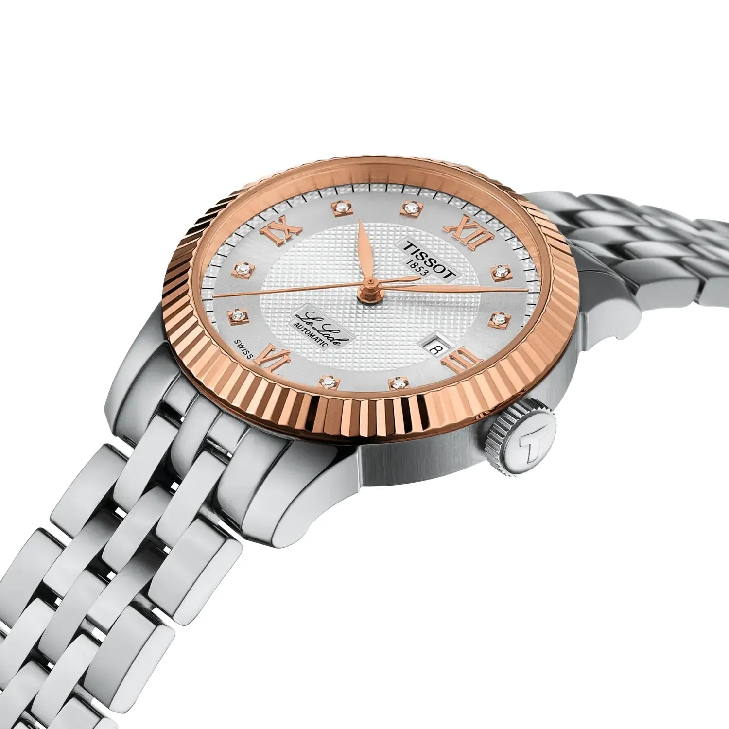 Tissot Le Locle Automatic Diamond / 18 Karat Roségold