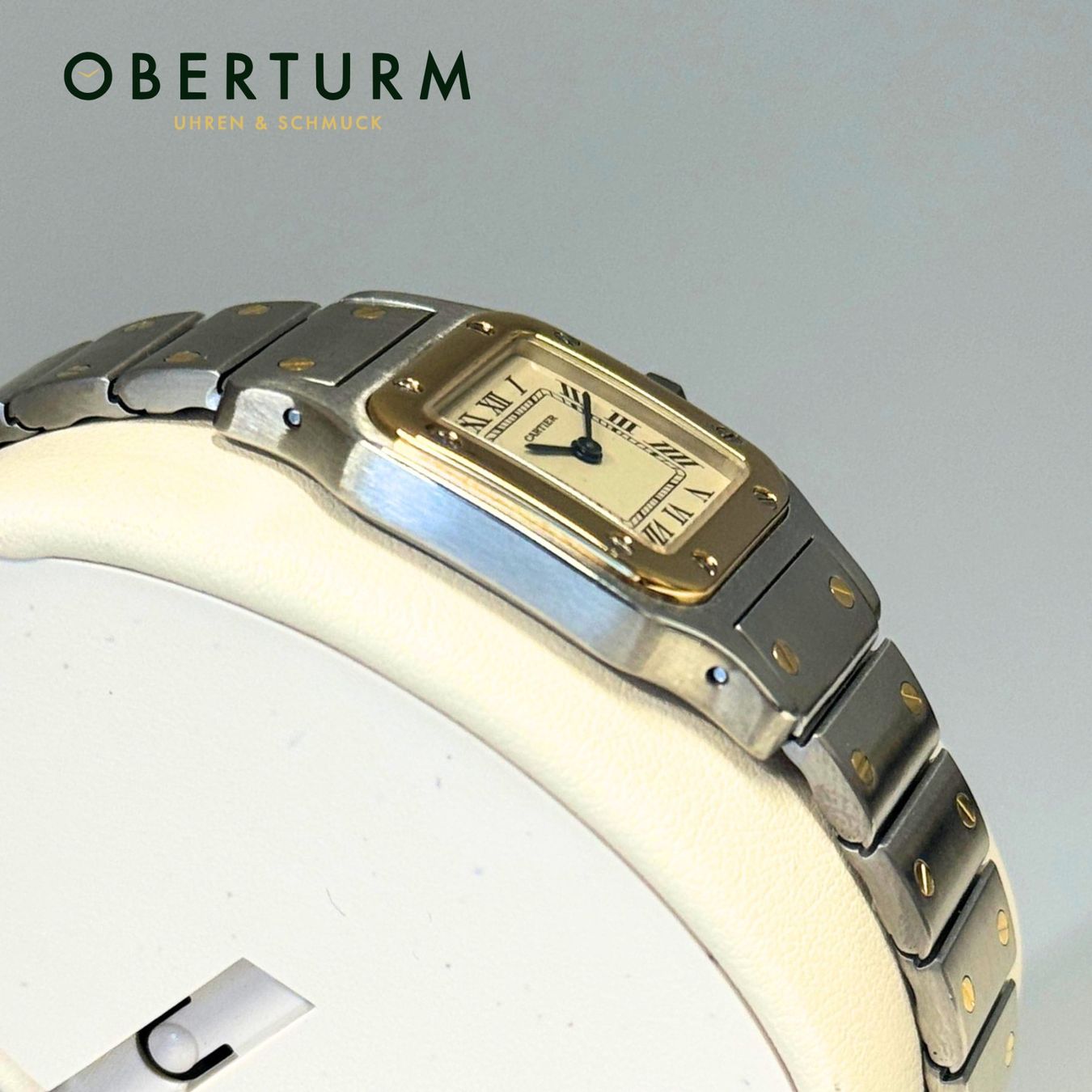 Cartier Santos Galbée Bicolor 18K Gold