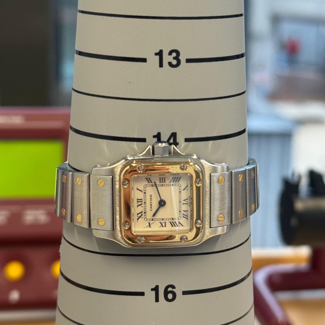 Cartier Santos Galbée Bicolor 18K Gold