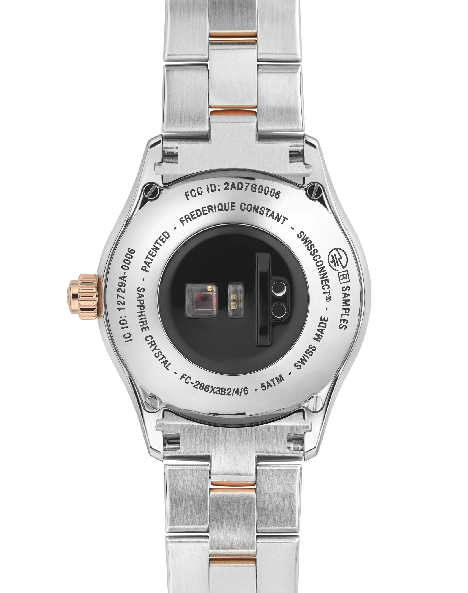 Frédérique Constant Vitality Smartwatch Damenuhr Diamonds Bicolor FC-286BG3BD2B