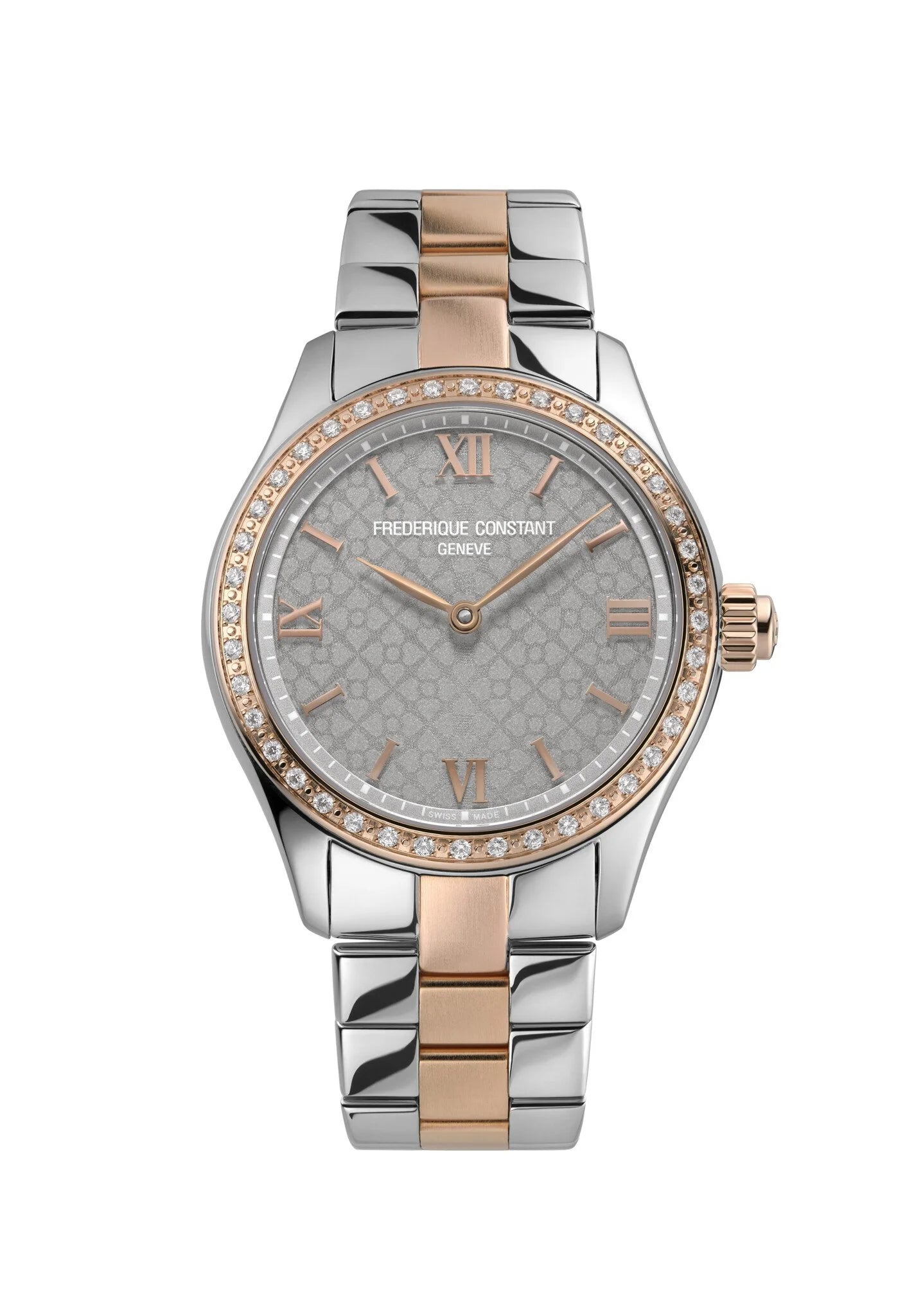 Frédérique Constant Vitality Smartwatch Damenuhr Diamonds Bicolor FC-286BG3BD2B