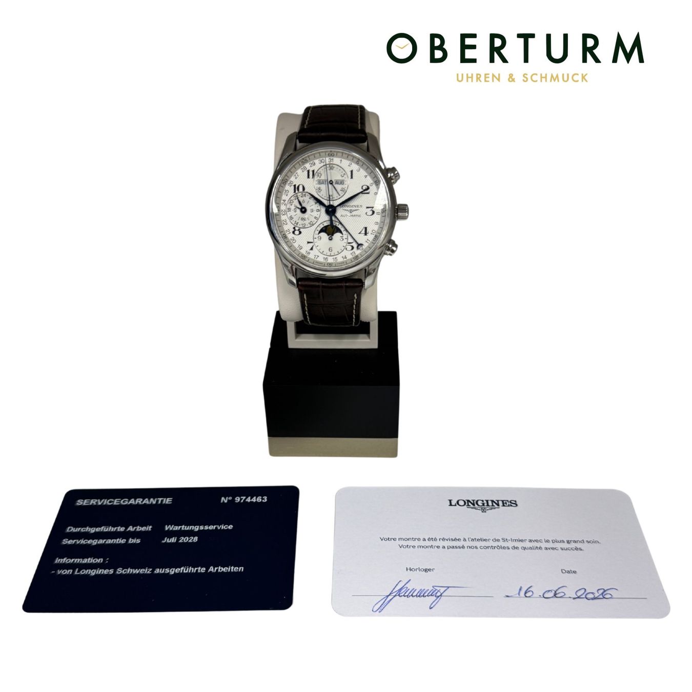 Longines Master Collection Chronograph Moonphase Full Set