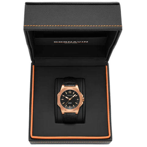 Uhren Oberturm Klassische Cornavin 3-H Limited Edition Rosegold Gehäuse