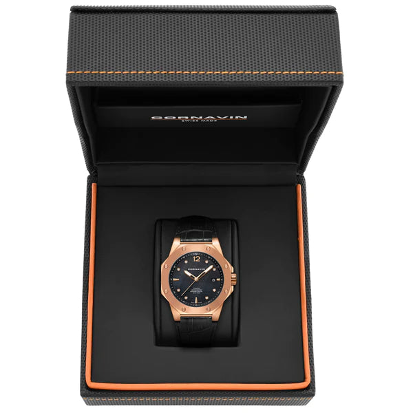 Cornavin Oberturm Fashion Uhren Limited Edition 8 Diamanten Roségold Gehäuse in Aarau