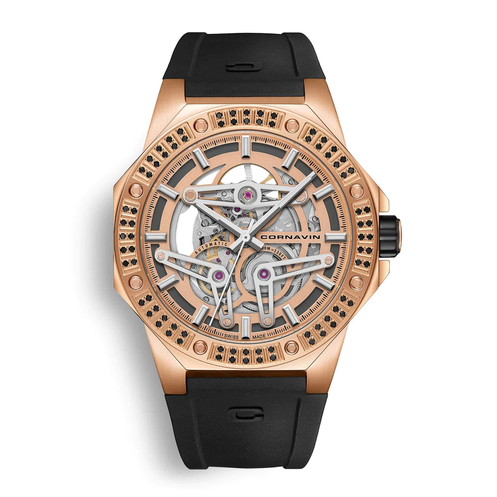 Cornavin Herrenuhr Downtown Skeleton Automatic Diamond Edition CO-SK.05.D.B