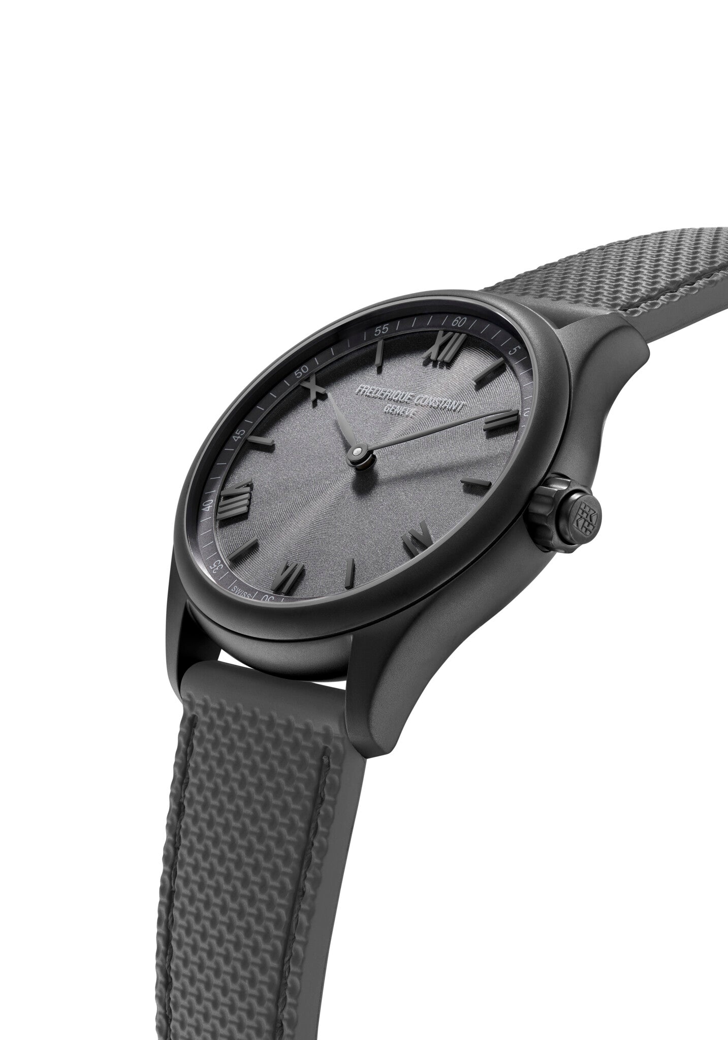 Frédérique Constant Vitality Smartwatch Grau Herrenuhr